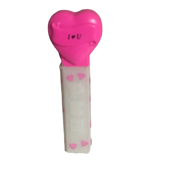PEZ Valentine Hearts I Love You White Pink RaRE Empty - Picture 8 of 10